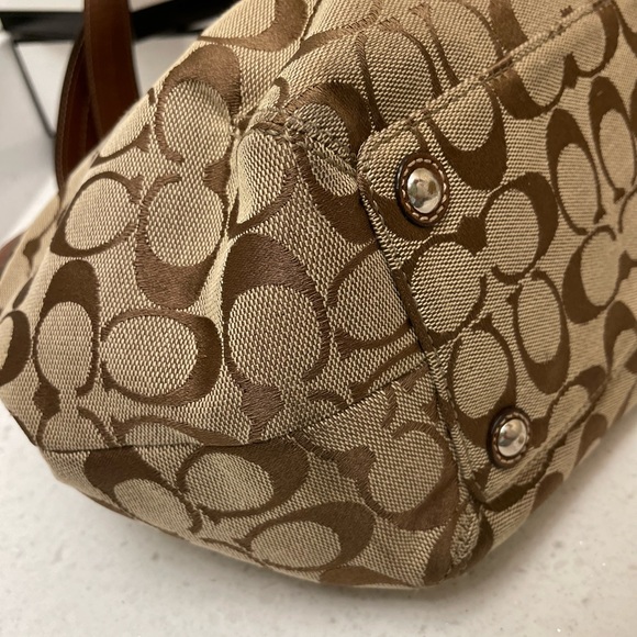 Coach Signature Satchel - Picture 10 of 14